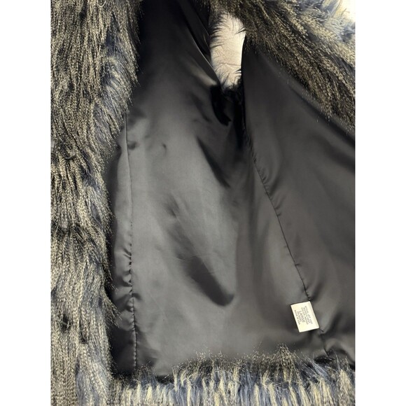 Candela Indigo Faux Fur Mahala Vest Size Medium SIZE LARGE - Picture 7 of 10